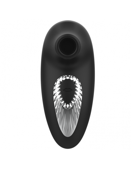BLACKSILVER DRAKE DELUXE SUCKING VIBE SILICONA RECARGABLE NEGRO
