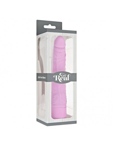GET REAL CLASSIC SLIM VIBRADOR ROSA