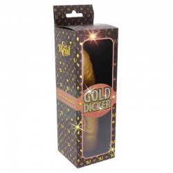 GET REAL GOLD DICKER STIM VIBRADOR DORADO 2