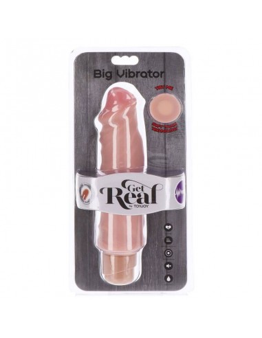 GET REAL DUAL DENSITY BIG VIBRADOR 205 CM NATURAL