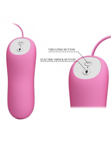 PRETTY LOVE PINZAS CON VIBRACIoN Y ELETROSHOCK ROSA
