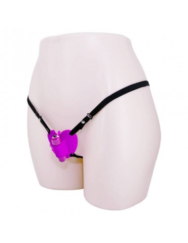 PRETTY LOVE MASAJEADOR DE CLITORIS HEARTBEAT 10 MODOS DE VIBRACION MORADO