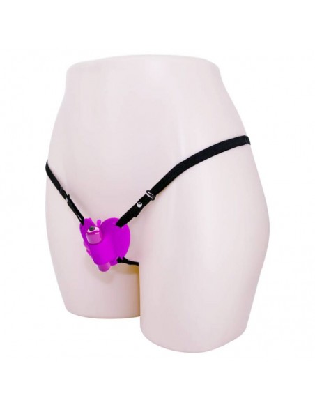 PRETTY LOVE MASAJEADOR DE CLITORIS HEARTBEAT 10 MODOS DE VIBRACION MORADO