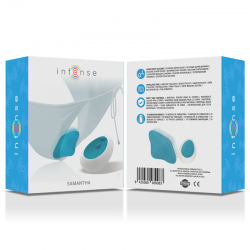 INTENSE SAMANTHA PANTIE CONTROL REMOTO AZUL 2