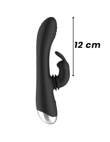 BLACKSILVER ADAM ESTIMULADOR RABBIT SILICONA RECARGABLE NEGRO