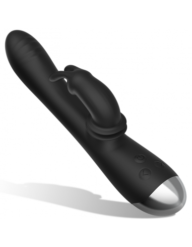 BLACKSILVER ADAM ESTIMULADOR RABBIT SILICONA RECARGABLE NEGRO