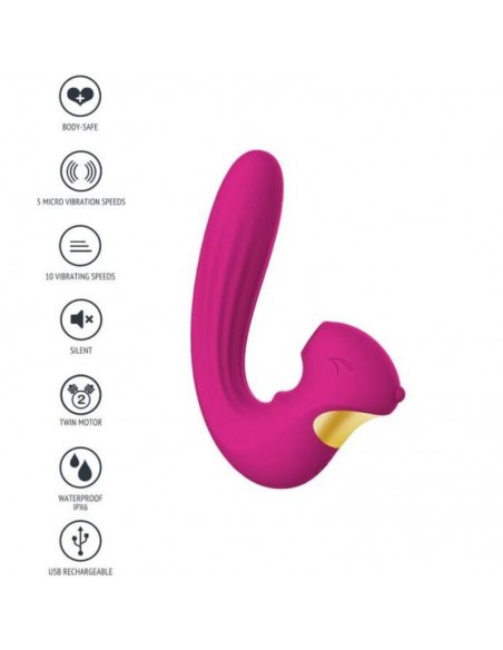 XOCOON CELESTIAL LOVE VIBE ESTIMULADOR FUCSIA