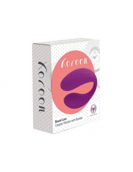 XOCOON BOUND LOVE VIBRADOR PARA PAREJAS MORADO