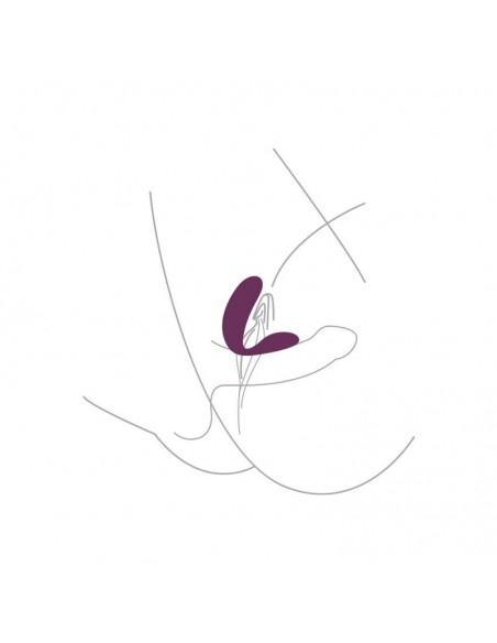XOCOON BOUND LOVE VIBRADOR PARA PAREJAS MORADO