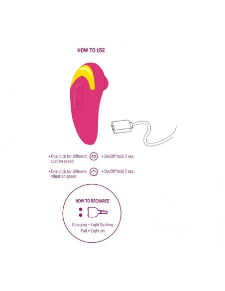 XOCOON INFINITE LOVE ESTIMULADOR FUCSIA