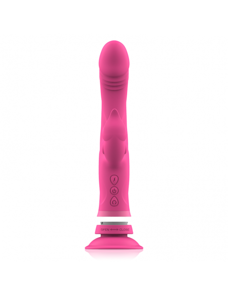 INTENSE JULIO VIBRADOR RABBIT SILICONA ROSA
