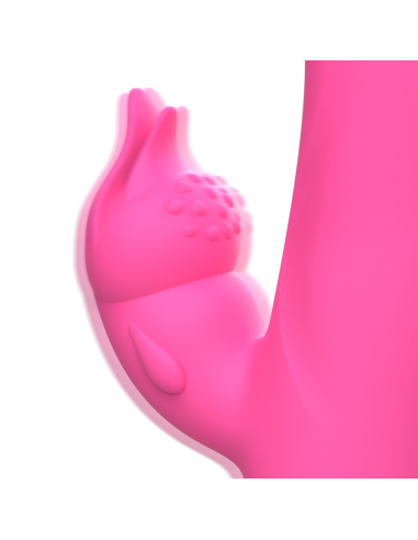 INTENSE JULIO VIBRADOR RABBIT SILICONA ROSA