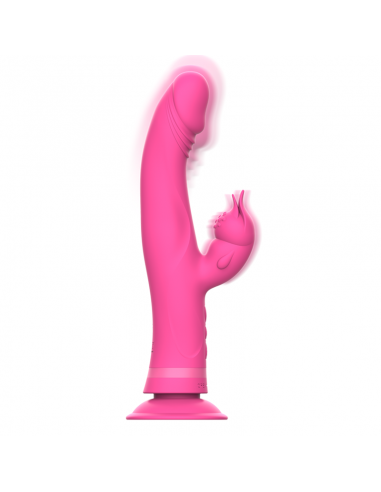 INTENSE JULIO VIBRADOR RABBIT SILICONA ROSA