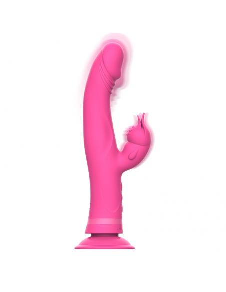 INTENSE JULIO VIBRADOR RABBIT SILICONA ROSA
