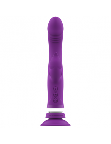 INTENSE CASANOVA VIBRADOR RABBIT SILICONA TRIPLE MOTOR MORADO