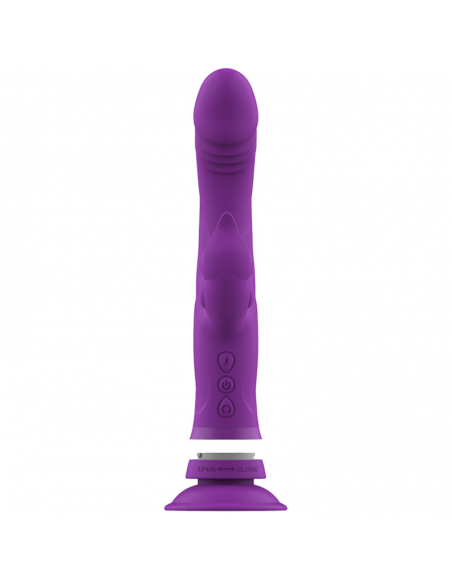 INTENSE CASANOVA VIBRADOR RABBIT SILICONA TRIPLE MOTOR MORADO