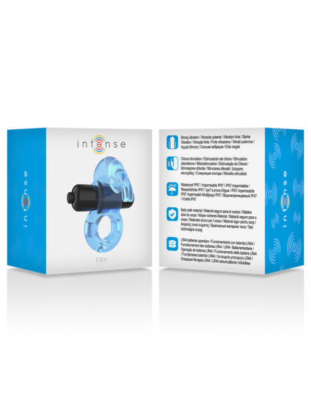 INTENSE FRY ANILLO VIBRADOR AZUL