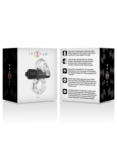 INTENSE FRY ANILLO VIBRADOR TRANSPARENTE
