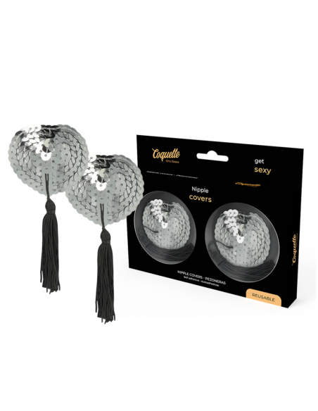 COQUETTE CHIC DESIRE CUBRE PEZONES SILVER