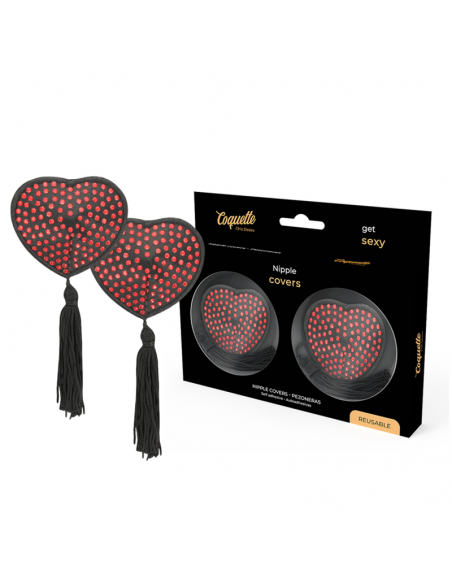 COQUETTE CHIC DESIRE CUBRE PEZONES ROJO NEGRO COQUETTE CHIC DESIRE CUBRE PEZONES ROJO NEGRO