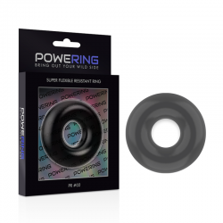 POWERING SUPER FLEXIBLE Y RESISTENTE ANILLO PENE 45CM NEGRO