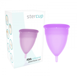 STERCUP COPA MENSTRUAL FDA SILICONE TALLA L LILA