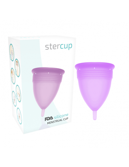 STERCUP COPA MENSTRUAL FDA SILICONE TALLA S LILA