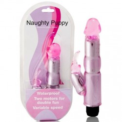 VIBRADOR C ESTIMULADOR ROSA REGULABLE