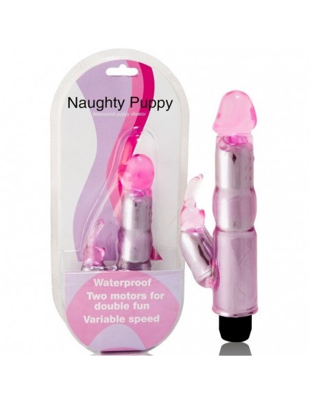 VIBRADOR C ESTIMULADOR ROSA REGULABLE