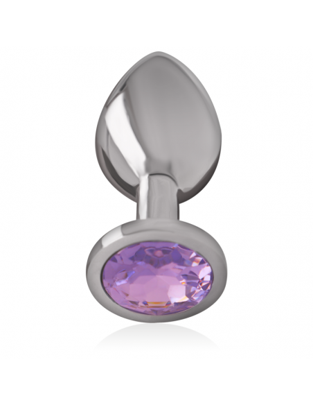 INTENSE PLUG ANAL METAL CON CRISTAL VIOLETA TALLA M