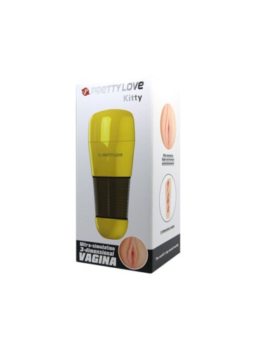 MASTURBADOR MASCULINO KITTY ULTRA SIMULACION VAGINA
