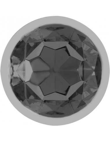 INTENSE PLUG ANAL METAL CON CRISTAL NEGRO TALLA S