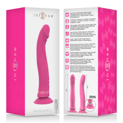 INTENSE MICHELANGELO DILDO VIBRADOR SILICONA ROSA 2