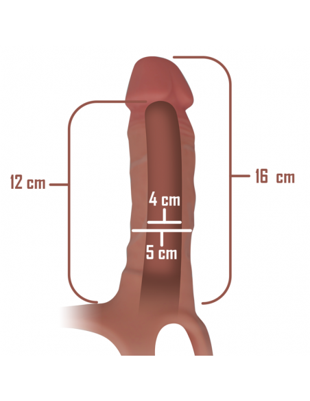 INTENSE ARNeS HUECO CON DILDO 16 X 35 CM