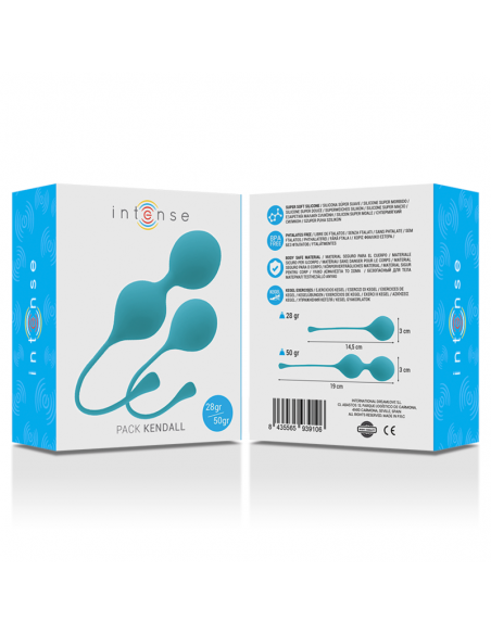 INTENSE BOLAS KEGEL PACK KENDALL AZUL