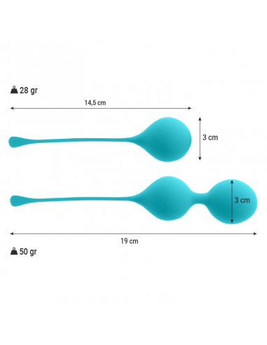 INTENSE BOLAS KEGEL PACK KENDALL AZUL