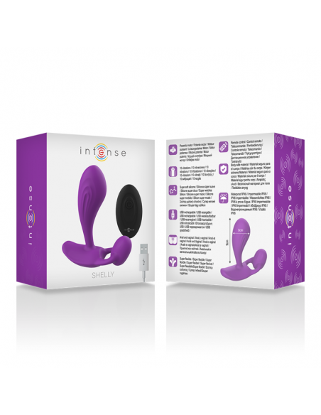INTENSE SHELLY PLUG ANAL CONTROL REMOTO MORADO