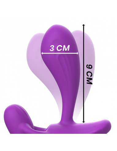 INTENSE SHELLY PLUG ANAL CONTROL REMOTO MORADO