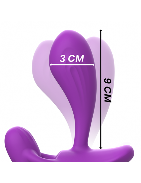 INTENSE SHELLY PLUG ANAL CONTROL REMOTO MORADO