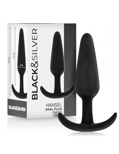 BLACKSILVER HANSEL PLUG ANAL SILICONA CON ASA PEQUENO