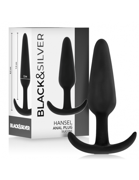 BLACKSILVER HANSEL PLUG ANAL SILICONA CON ASA PEQUENO