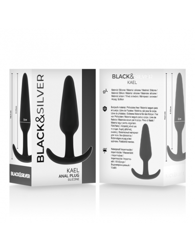 BLACKSILVER KAEL PLUG ANAL SILICONA CON ASA MEDIANO