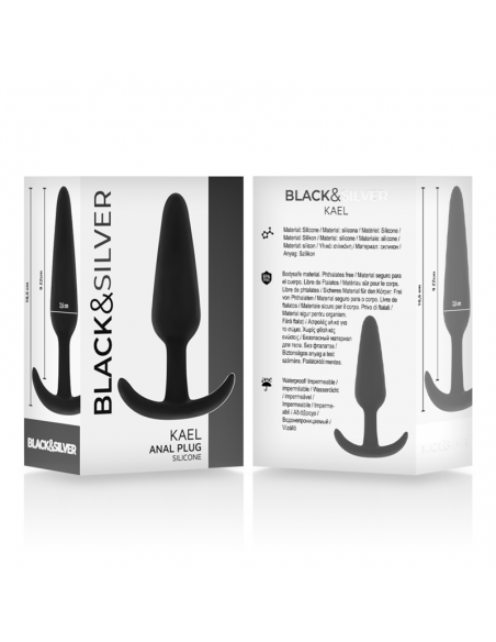 BLACKSILVER KAEL PLUG ANAL SILICONA CON ASA MEDIANO
