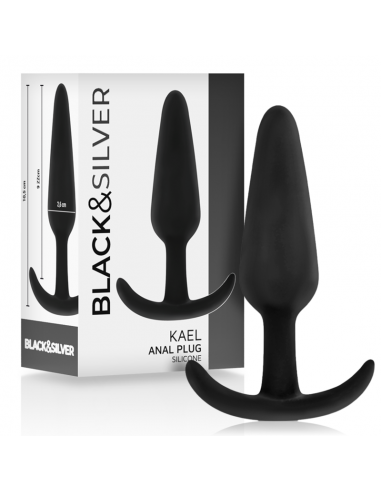 BLACKSILVER KAEL PLUG ANAL SILICONA CON ASA MEDIANO