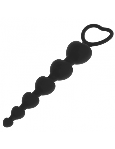 BLACKSILVER MILA CADENA ANAL DE CORAZONES 18 CM