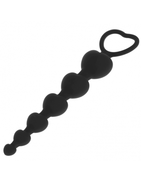 BLACKSILVER MILA CADENA ANAL DE CORAZONES 18 CM