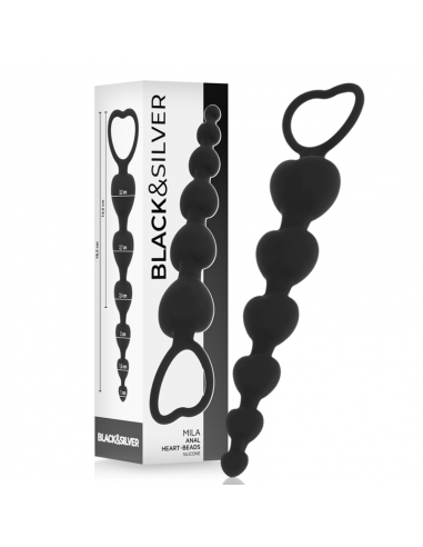 BLACKSILVER MILA CADENA ANAL DE CORAZONES 18 CM