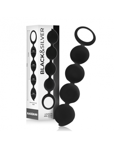 BLACKSILVER LENNON PLUG ANAL CON BOLAS ANALES 15 CM