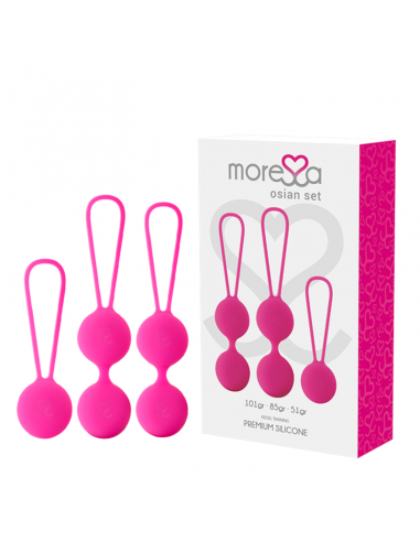 MORESSA OSIAN SET PREMIUM SILICONA ROSA