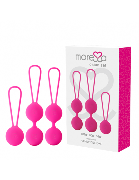 MORESSA OSIAN SET PREMIUM SILICONA ROSA